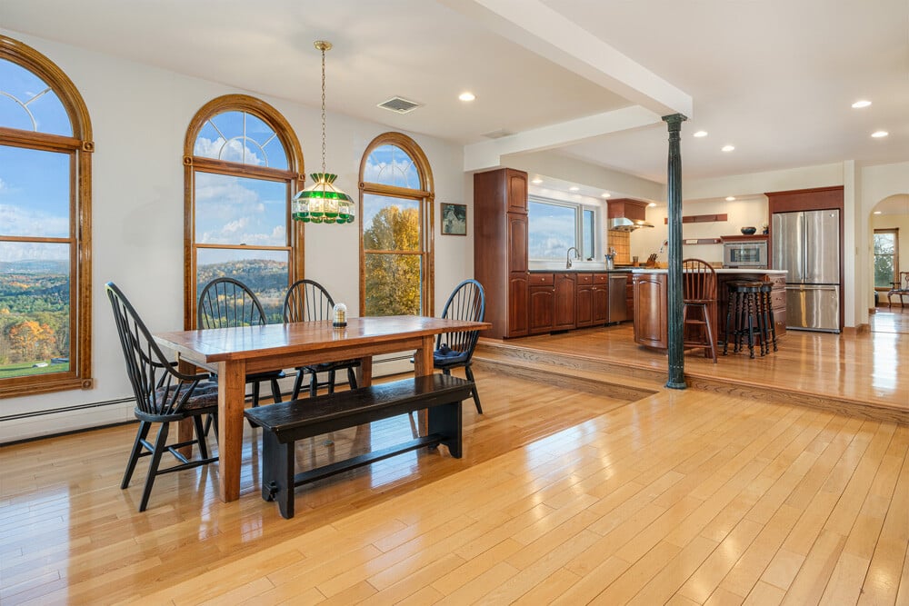 Open concept kitchen