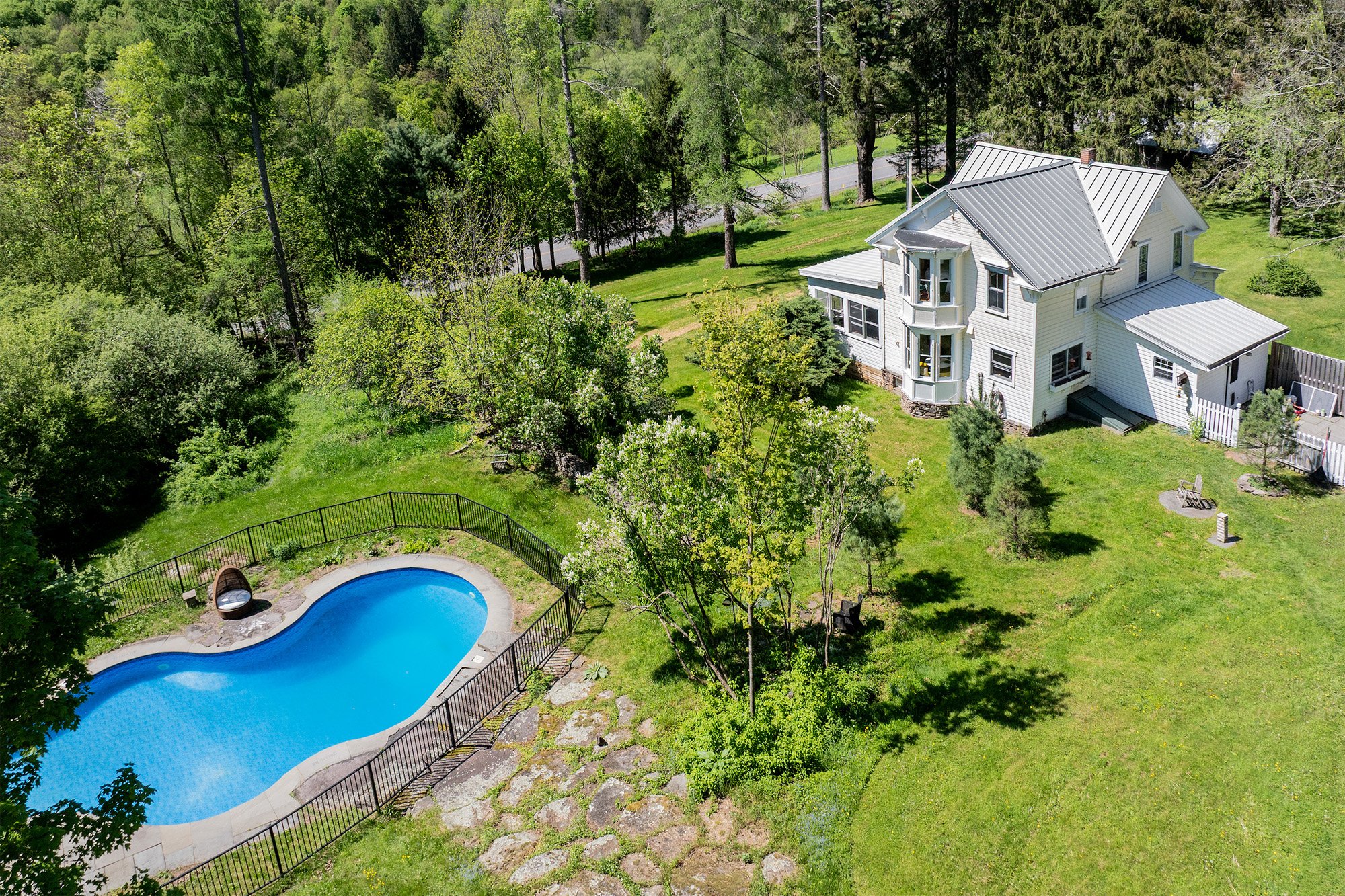 Pool and Gardens - 336 County Highway 5, Bovina Center