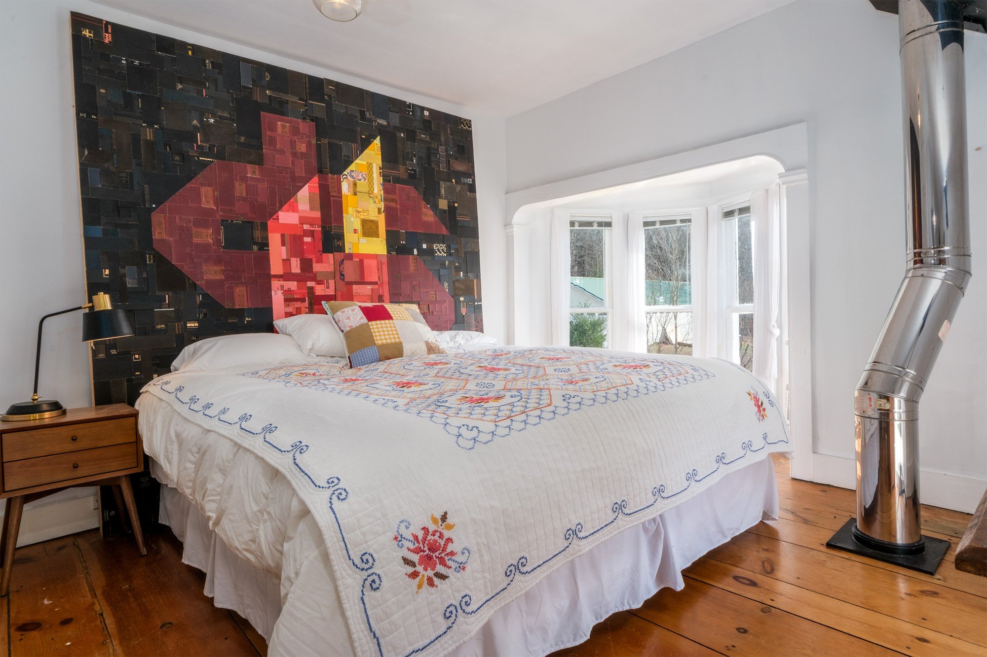 2nd Floor Bedroom - Bay Window - 336 County Highway 5, Bovina Center