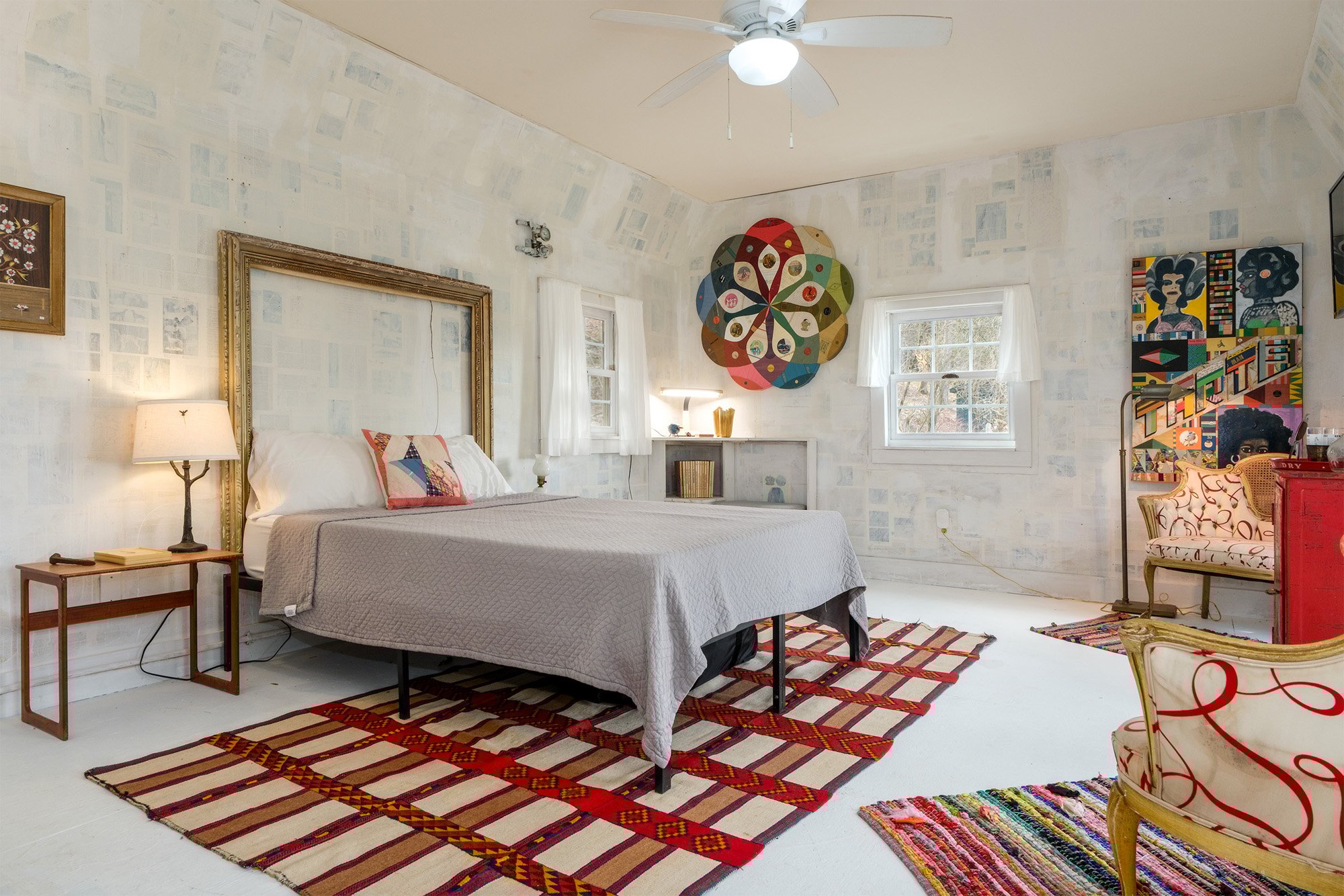 Guest Cottage Bedroom - 336 County Highway 5, Bovina Center