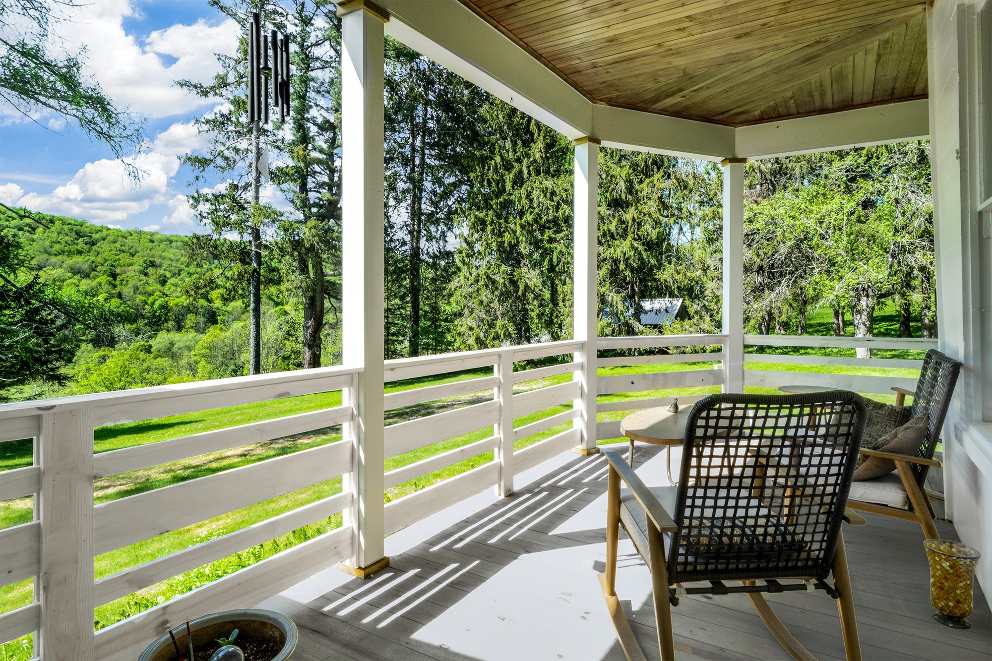 Rocking Chair Porch Main House (new) - 336 County Highway 5, Bovina Center