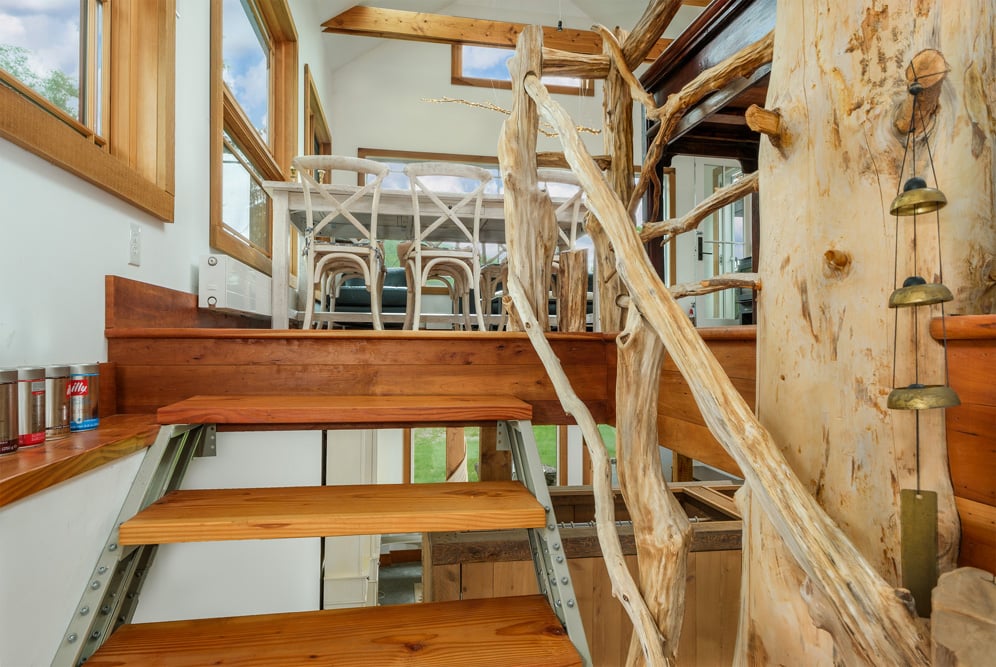 Custom staircase - 4923 County Highway 36