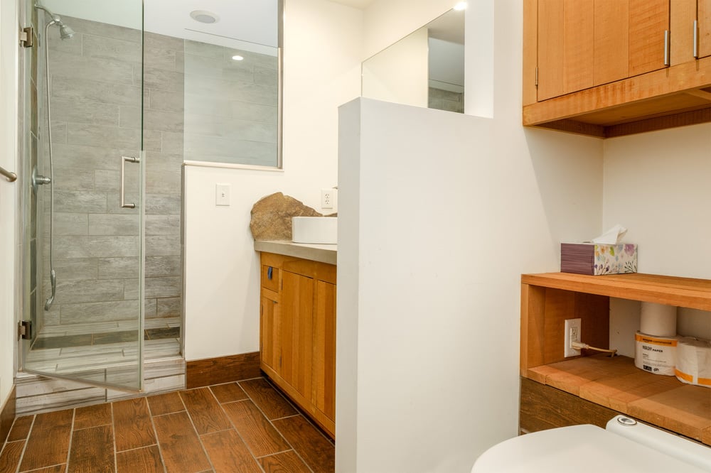 Bathroom on lower level - 4923 County Highway 36