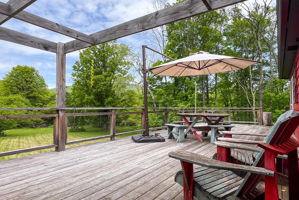 Back deck - 4923 County Highway 36
