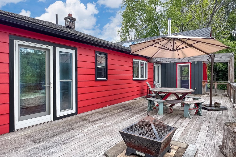 Back deck - 4923 County Highway 36