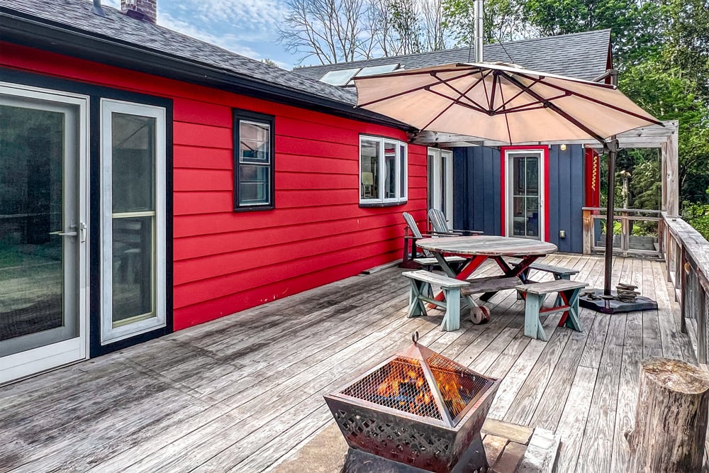Back deck - 4923 County Highway 36