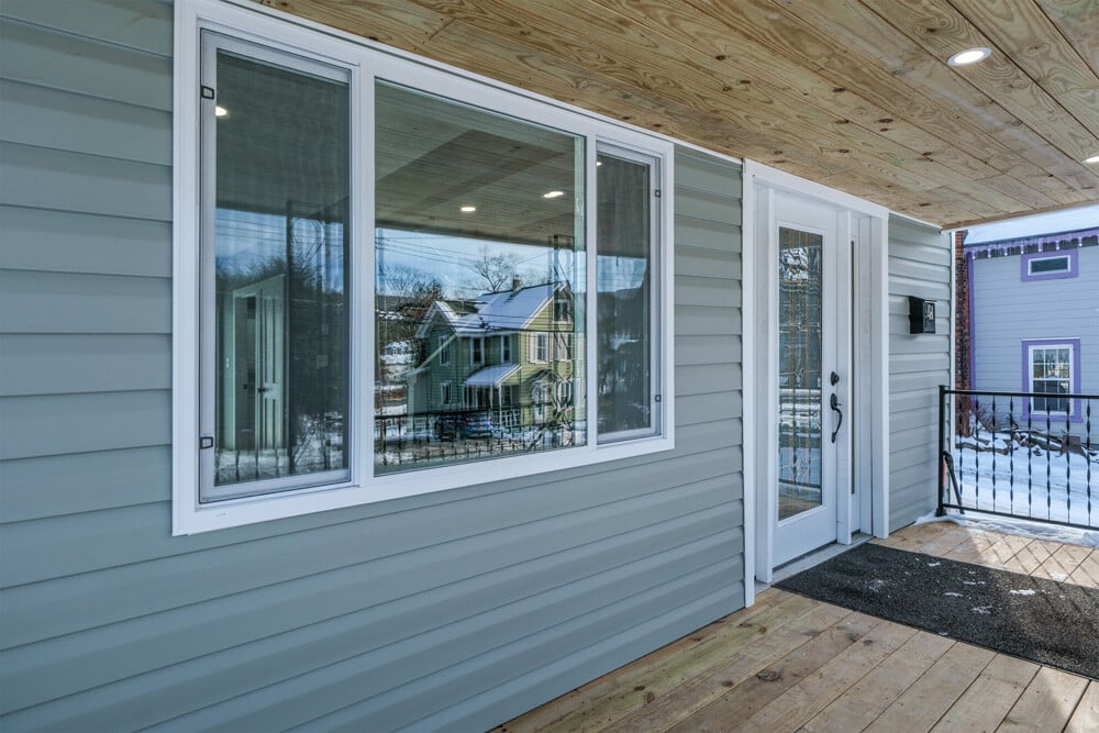 Covered Front Porch -- 51 Delaware St, Delhi, NY