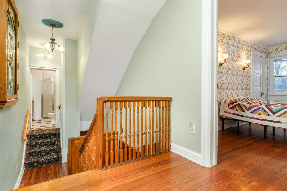 40 Central Stairs (Split Staircase looking into #3) - 6 Westridge Rd Cooperstown