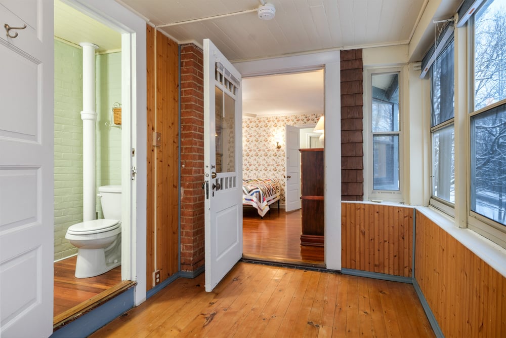 46 Bedroom #3 (Oak) w Sleeping Porch - 6 Westridge Rd Cooperstown