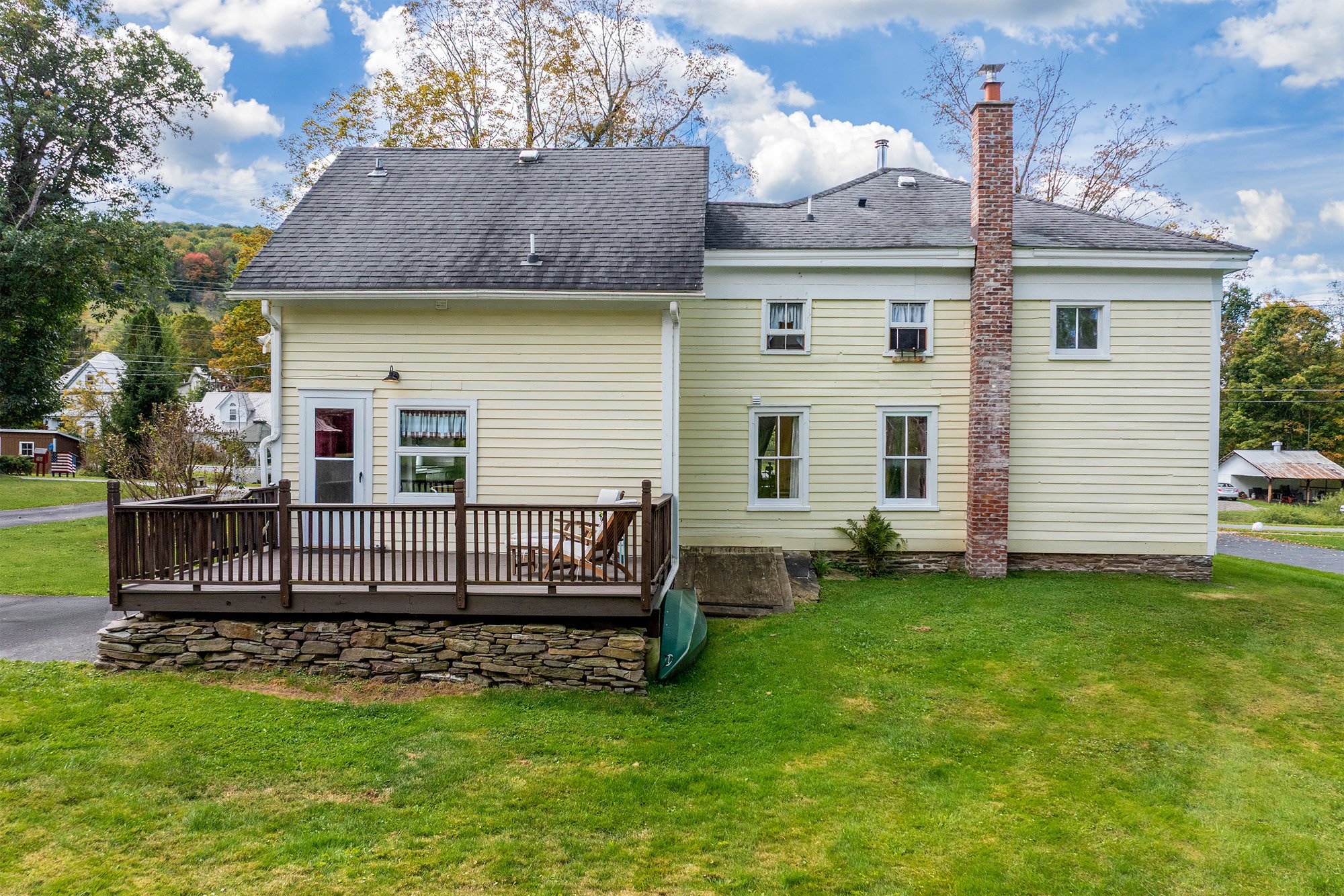 Back Deck and Yard - 70 Case Hill Rd